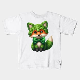 Clover Fox St Patricks Day Kids T-Shirt